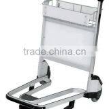 RH-J02-1 250KGS capacity 180dia. wheels 950*670*1050mm Aluminum Airport Trolley Without Brake with basket