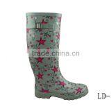 2013 Fashion Rubber Lady Rain Boots