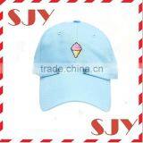 Custom Embroidery Low Profile 6 Panel Short Brim Baseball Cap thumbnail-1