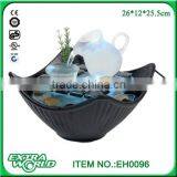Creative Puple Clay Fountain Decoration Home Furnishing Water Humidifier Handicraft Glass Teapot Micro Landscape Water Fountain thumbnail-3