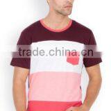 Multicolors T Shirt Short Sleeves With Pocket thumbnail-1