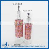 Olive Oil Glass Dispenser With Metal Cap thumbnail-1