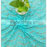 2014 African Swiss Keqiao Shaoxing Chemical New Design Thick Polyester Embroidery Lace Fabric for Garments thumbnail-4