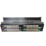 64Ch Video/1RS485 Return Data to Fiber SM 20km Optical Video Converter 1CH to 64CH Cctv Fiber Optical Transmitter and Receiver