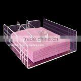 Custom Clear Acrylic Bathroom Corner Towel Rack thumbnail-1