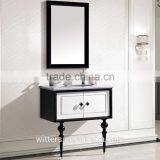 WTS8522V 40'' Modern Home Furniture Floor Mounted White Color Wood Bathroom Vanity Cabinets thumbnail-4