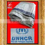 UNHCR UNICEF Printed Plastic Sheet Shelter Camping pe Tarpaulin