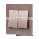 Double Control High Quality 2 Gang 2 Way Touch Wall Switch thumbnail-4