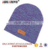 Winter Beanie Knit Slouchy Beanie Hat With Custom Label thumbnail-2