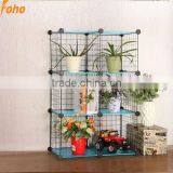 2014 New Design Storage Shelf With Wire Frame and PP Panel Mix-assemble(FH-WL0158)
