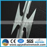factory razor barbed military electro galvanized wire mesh fence good reputation