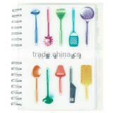 pp Plastic Cover Spiral Notebook