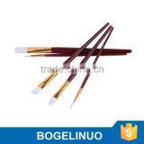 A0080G White Nylon Hair Art Paint Brush-5PCS thumbnail-2