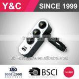 2 Way Cigarette Lighter Socket With 2 USB thumbnail-4