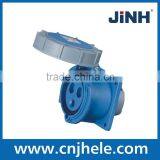 LEE/IEC International Standard Plug Blue Red Color Wall Socket 3 Pins 16A 32A IP 67 Industrial Power Plug thumbnail-4