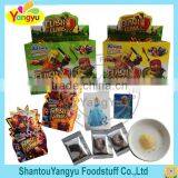 China Factory Supplier Packed in Bags With Funny Tattoo and Flashcard Popping Candy
