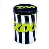 Food Packaging Round Shape Tin Box