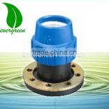 2015 new product PP compression fittings flanged connector