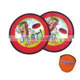 Promotion Cheap Custom Round Mini Foldable Nylon Frisbee Fan thumbnail-5