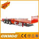 Factory 40ft Flatbed Platform Container Carrier Semi Trailer Link With Howo Truck Head / Prime Mover for Sale thumbnail-6