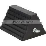 Heavy Duty Truck Safety Double-side Pyramid Rubber Wheel Chock thumbnail-1