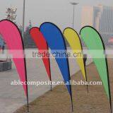 Teardrop Banner and Telescopic Pole