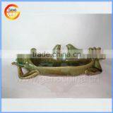 GENO Exquisite Green Ceramic Bird Feeder for Garden thumbnail-1