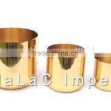 Branding Golden Copper Silver Matte Black Candle Jar thumbnail-1