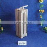 Vintage Handmade Cheap Wooden Wine Bottle Gift Packing Laths Boxes With Slide Lid thumbnail-4