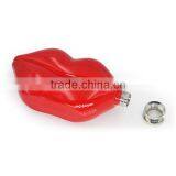 5 oz Red Lips Stainless Steel Hip Flask thumbnail-4