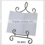 Hot Sale Cheap Black Color Wrought Iron Book Stand thumbnail-1