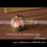 Starfish Seahorse Miniature Glass Vial Necklace Pendant thumbnail-4