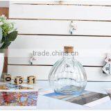 Wholesale Colored Pumpkin Shape Glass Vase With Cork thumbnail-4