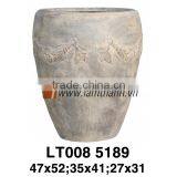 East Asia Wholesaler Elegant Home Decor Curves Poly Rock Planter thumbnail-1
