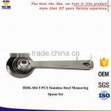 Hotsale High Quality 5 PCS Set Stainless Steel Measuring Spoon thumbnail-3