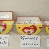 Pink Square Shape Ceramic Flower Planter for Valentine thumbnail-1