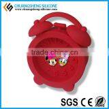 Two Ears Shaking Ring Smart Silicone Alarm Clock