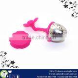 Hot Sale Flower Shape Tea Infuser/Tea Strainer,stainless Steel + Silicone,CK-TI0080 thumbnail-2