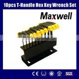 10pcs T-Handle Hex Key Wrench Set thumbnail-1