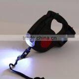 4.5M Automatic Dog Lead Retractable Dog Leash Pet Traction Rope Chain Harness Dog Collar Pet Products 3 LED Lights Garbage Bag thumbnail-2