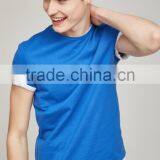 100% Cotton Plain Round Neck Slim Fit Tee Shirt Man T-shirt thumbnail-5