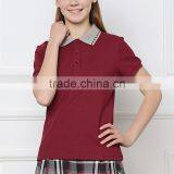 College Student Summer Girls British Academy Short Sleeve T-Shirt thumbnail-3