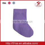 Purple Full Printing Christmas Socks thumbnail-2