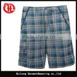 Men's Cheap Short Pants Stocklots Plaid Printed Shorts thumbnail-2