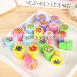 Kids Cartoon Flower Stamp Children Custom Plastic Rubber Self Inking Stampers Toys 60pcs/lot Scrapbooking Stamp thumbnail-2