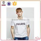 Fashion EMB T- Shirt Men's Round Neck T-shirt White Color thumbnail-1