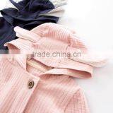 0-3 Years 2017 Hot Wholesale Cotton Autumn Full Sleeves Solid Color Baby Coats thumbnail-5