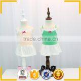 Wholesale Little Girls Ruffle Top Lace Ruffles Hem Child t Shirt White Top thumbnail-4