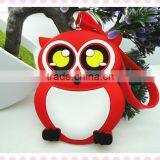 S80125A Silicone Small Owl Mini Cute Coin Purse Wallet Cute Eight Animal Sharp For Women Purse thumbnail-5