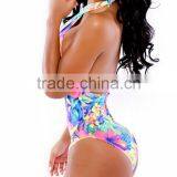 EY0026A New Women Swimwear All Over Print Swimsuit One Piece Sexy Bathing Bodysuit thumbnail-3